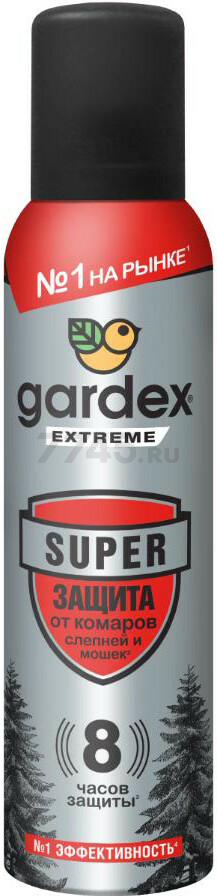 Средство репеллентное от насекомых GARDEX Extreme Super 150 мл (61669)